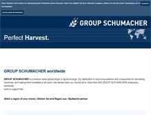 Tablet Screenshot of groupschumacher.com